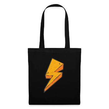 lightning - Tote Bag - black - Front