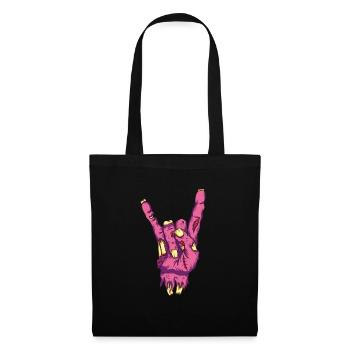 Rock zombie Parfait pour Halloween, la Death Party od - Sac en tissu - noir - Devant