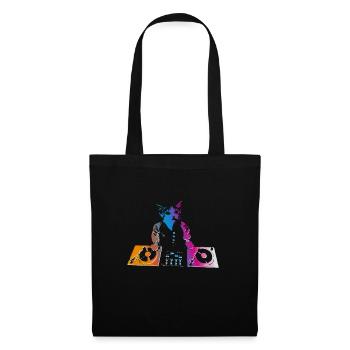 DJ CAT - Tote Bag - black - Front