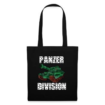 Panzer Division Bundeswehr Military Battle Tank - Tote Bag - black - Front