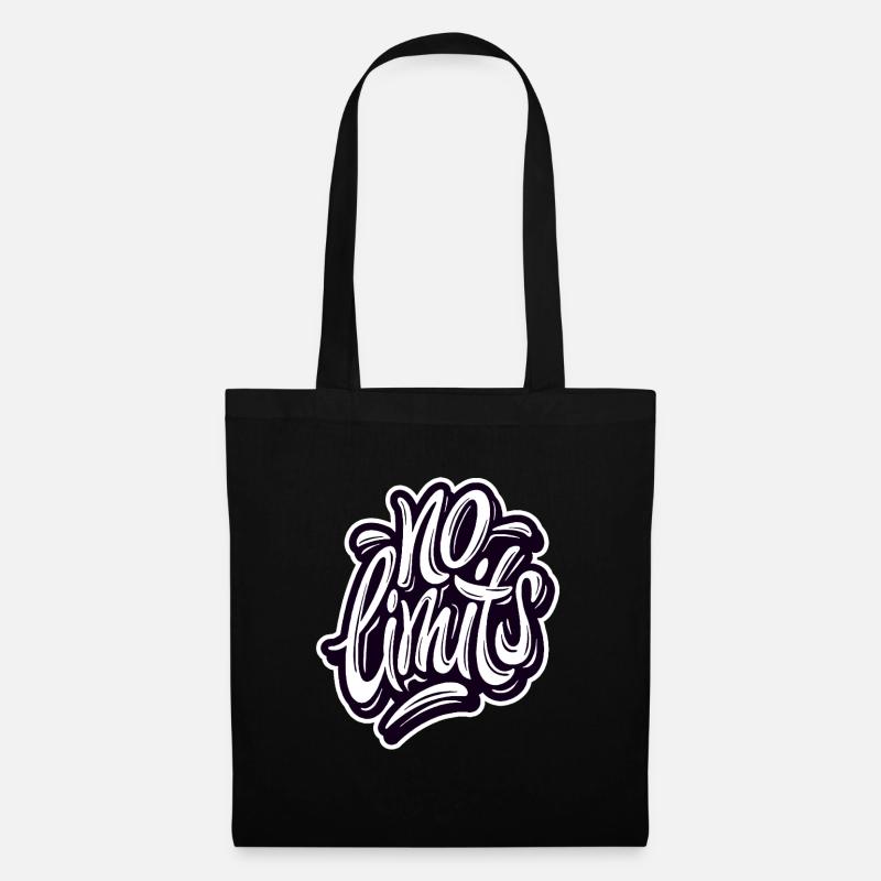 NO LIMITS Print - Tote Bag - black