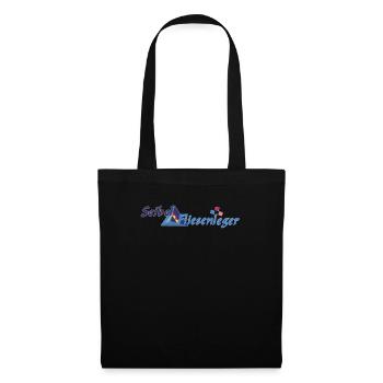 carreleur carrelé - Sac en tissu - noir - Devant