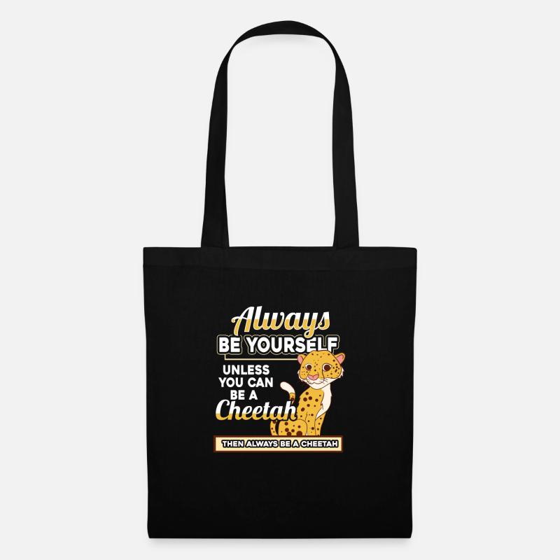 cheetah - Tote Bag - black