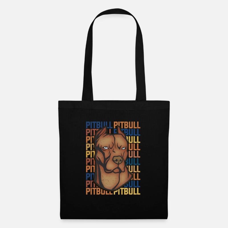 Pitbull - Stoffbeutel - Schwarz