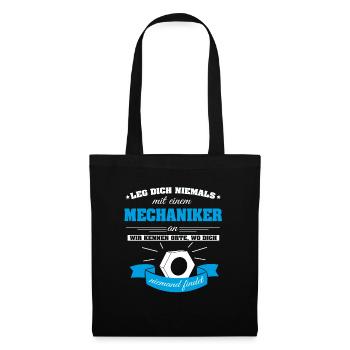 Mechaniker - Stoffbeutel - Schwarz - Vorne