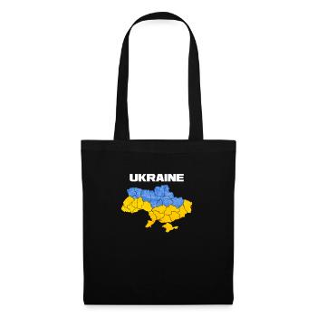 Ukraine - Sac en tissu - noir - Devant