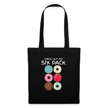Check Out My Six Pack Donut Funny Gym Gift - Sac en tissu - noir - Devant