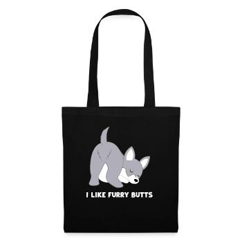 Husky - Funny - Husky - Siberian Husky - Tote Bag - black - Front