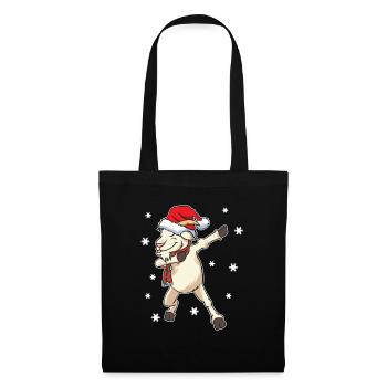 Goat Christmas Funny Dabbing Gift - Tote Bag - black - Front