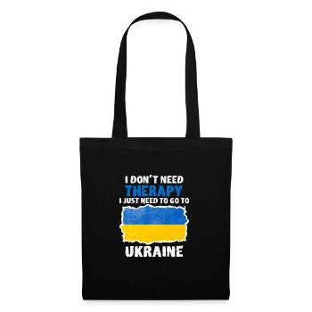 Ukraine pays ukrainien cadeau idée cadeau - Sac en tissu - noir - Devant