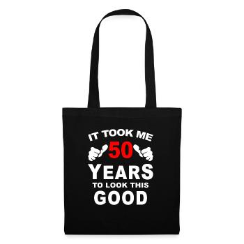 50 ans 50 ans - Sac en tissu - noir - Devant