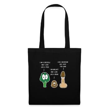 Awesome & Trendy Tshirt Designs Vergleichsspiel - Stoffbeutel - Schwarz - Vorne