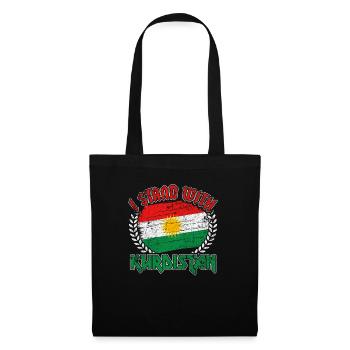 Nation kurde kurde drapeau cadeau fierté - Sac en tissu - noir - Devant