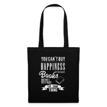 Bookworm Fiction Geschenk Lehrer - Stoffbeutel - Schwarz - Vorne