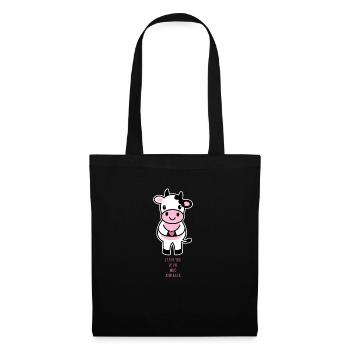 I Love You To The Moo And Back - Cute Cow - Tote Bag - black - Front