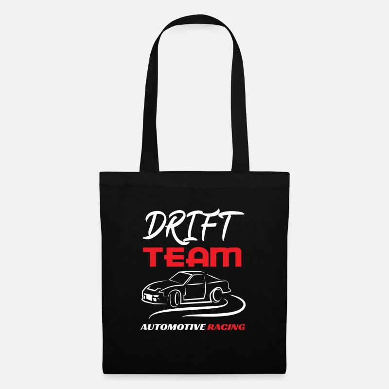 Simple et extravagant "Drift Team Automotive - Sac en tissu - noir