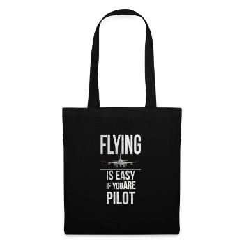 plane - Tote Bag - black - Front