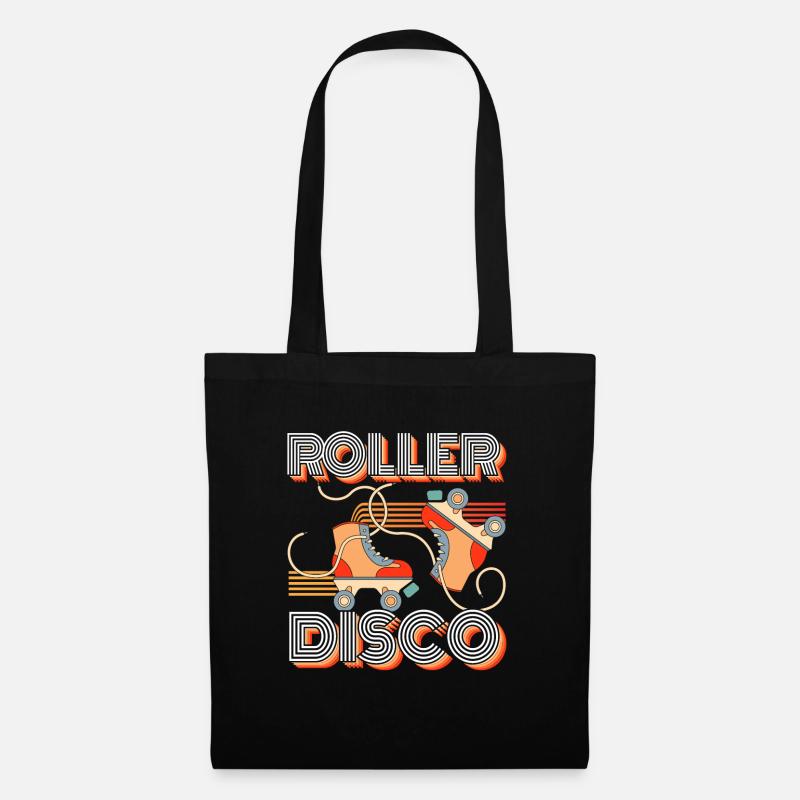 Roller Disco Inline Skating Roller Skates Gift - Tote Bag - black