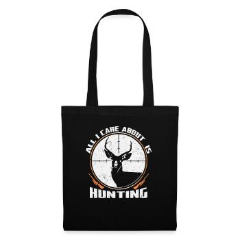 To hunt - Tote Bag - black - Front