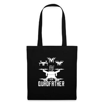 The Quadfather | Drone pilot - Tote Bag - black - Front