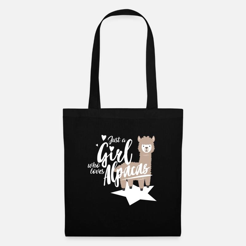 alpaca - Tote Bag - black