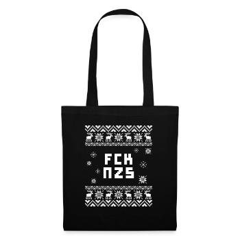 FCK NZS Ugly Christmas - Tote Bag - black - Front