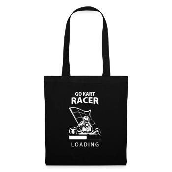 Go Kart - Stoffbeutel - Schwarz - Vorne
