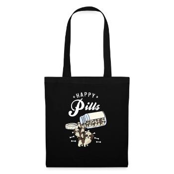 Shih Tzu dog owner pills medicine gift - Tote Bag - black - Front