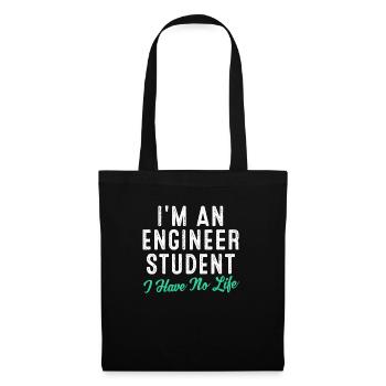 engineer - Tote Bag - black - Front