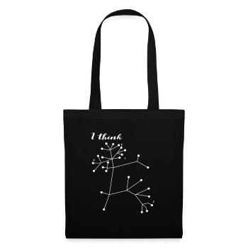 Darwin Arbre des sciences de la vie Biologie - Sac en tissu - noir - Devant