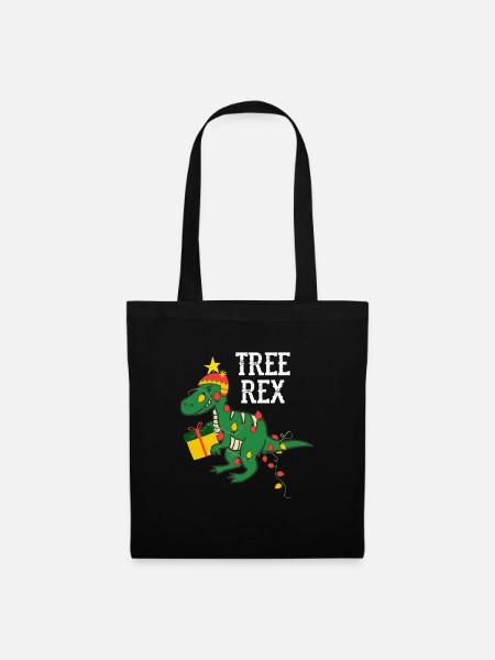 weihnachten geschenk lustig - Stoffbeutel - Schwarz