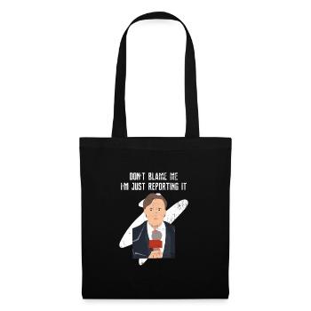 Reporter Journalist - Tote Bag - black - Front
