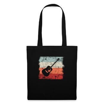 Idée cadeau vintage - Sac en tissu - noir - Devant