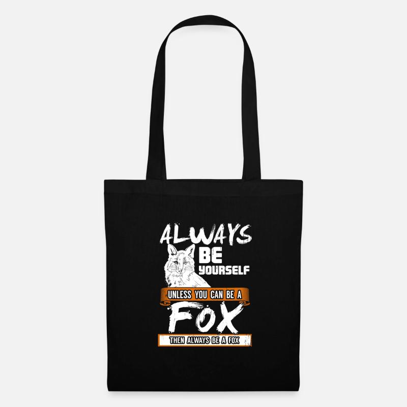 Fox - Stoffbeutel - Schwarz