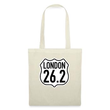 Londres 26,2 milles | Marathoniens marathoniens courant - Sac en tissu - nature - Devant