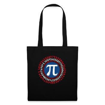 Capitaine Pi Superhero Math Geeks - Sac en tissu - noir - Devant