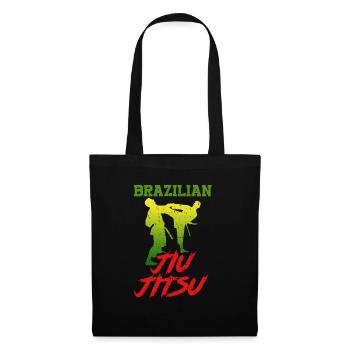 Cadeau Jiu Jitsu Brésilien - Sac en tissu - noir - Devant