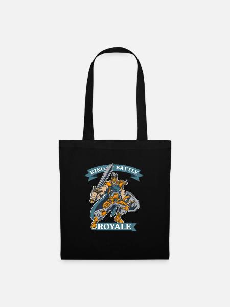 King of Battle Geschenkidee - Stoffbeutel - Schwarz