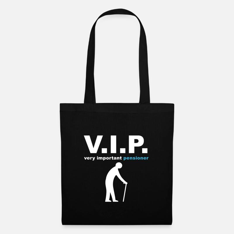 V.I.P. Pensioner - Stoffbeutel - Schwarz