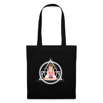 happy mother s woman s day yoga relax - Tote Bag - black - Front