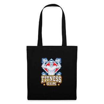 fitness gym motivation power - Tote Bag - black - Front