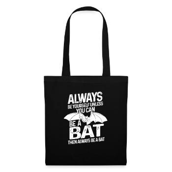 Chauves-souris mammifères nocturnes - Sac en tissu - noir - Devant