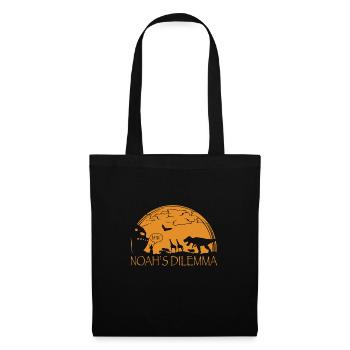 Le dilemme de Noé anti-religion athée - Sac en tissu - noir - Devant