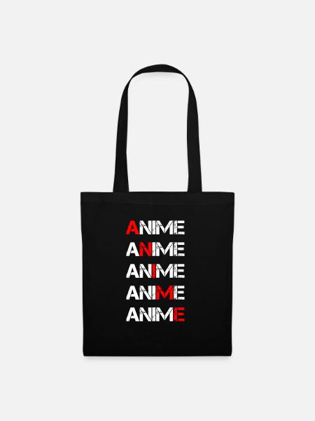 Anime - Stoffbeutel - Schwarz