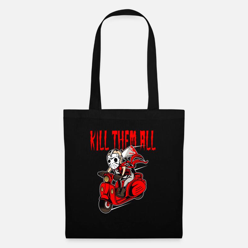 Slayer Kill Them All Geschenkidee - Stoffbeutel - Schwarz