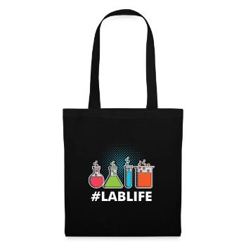 Science Laboratory Life Gift Idea Nerd Physics - Tote Bag - black - Front