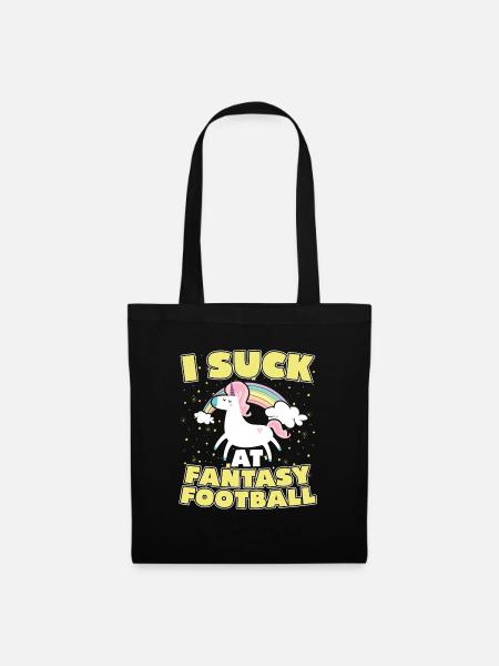 I Suck At Fantasy Football Fußball Sport - Stoffbeutel - Schwarz