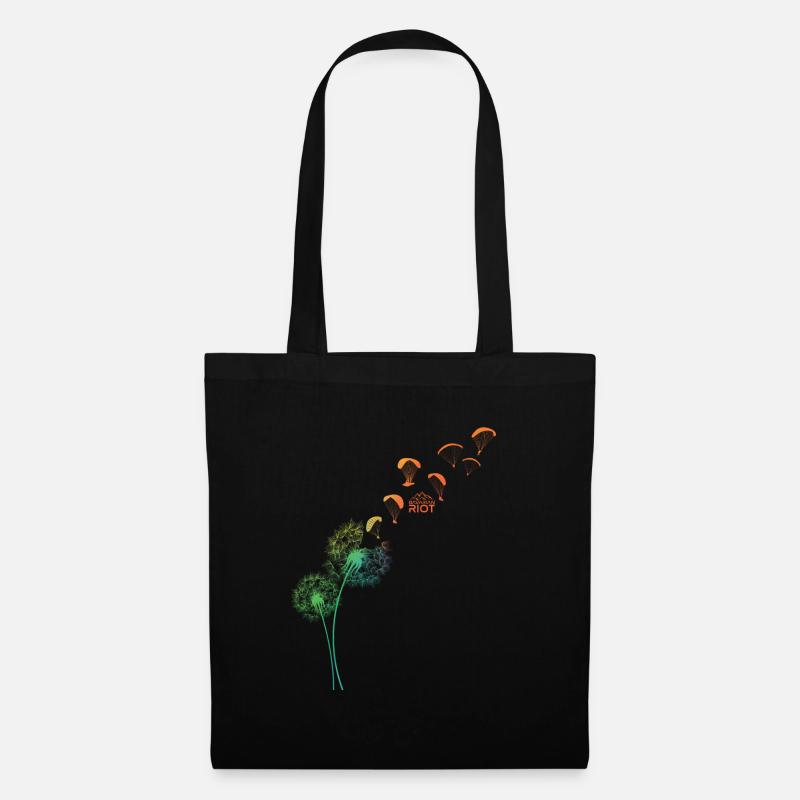 Dandelion paraglider - Tote Bag - black