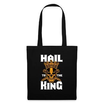 Hail To The King Skull Gift Idea - Tote Bag - black - Front