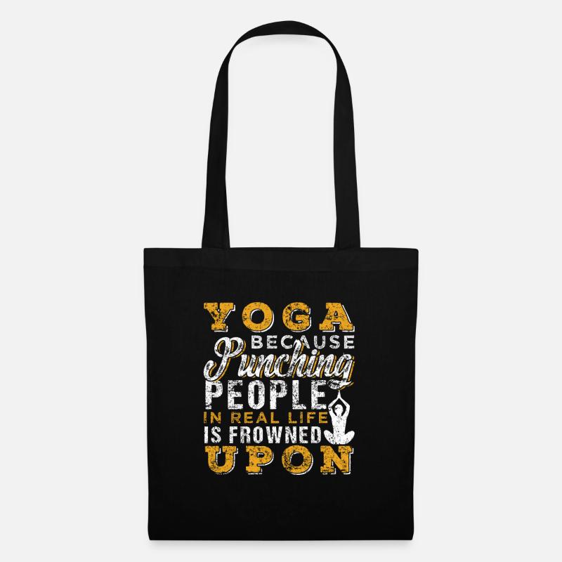 Yoga - Stoffbeutel - Schwarz